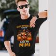 My Favorite Turkeys Call Me Mimi Thanksgiving Long Sleeve T-Shirt Gifts for Him