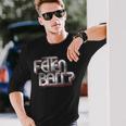 Fetten Bass Techno Rave Musik Outfit Langarmshirts Geschenke für Ihn