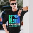 First Day Of School Schulkind 2024 Schulanfang Junge Fussball Langarmshirts Geschenke für Ihn