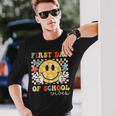 First Day Of School Vibes Back To School Teachers Students Long Sleeve T-Shirt Gifts for Him