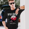 Football Jersey Polska Flag Poland Flags Football Jersey Langarmshirts Geschenke für Ihn