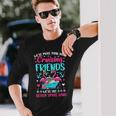 Friends Cruise 2024 We're Like A Small Gang Friends Cruising Long Sleeve T-Shirt Gifts for Him