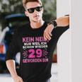 Birthday Schon Wieder 29Th Birthday Langarmshirts Geschenke für Ihn