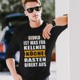 Chef Waiter's Slogan Rastet Chef Jacket For Chefs Langarmshirts Geschenke für Ihn