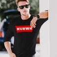 For Poland Kurwa Langarmshirts Geschenke für Ihn