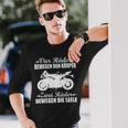 Motorcycle Biker Saying Zwei Räder Bewegen Die Seele Langarmshirts Geschenke für Ihn