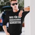 Was Für Ein Wonderschön Scheißtag Saying Langarmshirts Geschenke für Ihn