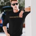 Goldstück Golden Lettering Word Game Sayings Langarmshirts Geschenke für Ihn