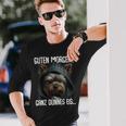 Guten Morgen Morgenmuffel Yorkshire Terrier Langarmshirts Geschenke für Ihn