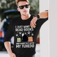 Hang Out With My Tuxedo Cat Owner Tuxedo Cat Lover Long Sleeve T-Shirt Gifts for Him
