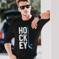 Hockey Su Ghiaccio Giocatore Hockey Figlio Regalo Hockey Maglietta a maniche lunghe Regalos para él
