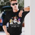 Hocus Poke Us Phlebotomist Medical Lab-Tech Spooky Halloween Long Sleeve T-Shirt Gifts for Him