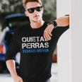 Hombre Divertida Quietas Perras Tengo Novia Camiseta de manga larga Regalos para él