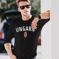 Hungaryintage Hungary Hungarian S Langarmshirts Geschenke für Ihn