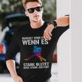 Ice Hockey Player Geheult Wird Wenn Es Blutet Or Absteht S Langarmshirts Geschenke für Ihn