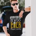 Ich Bin Der Beweis Bier Macht Schön Sauftour Biertrinker German Langarmshirts Geschenke für Ihn