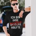 Ich Bin Ihre Besoffene Hälfte Lustiger Spruch Langarmshirts Geschenke für Ihn