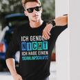 Ich Gender Nicht Ich Habe Einen Schulabschluss Blue Langarmshirts Geschenke für Ihn