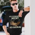 Ich Schnarche Nicht Ich Brumme Sleep Pyjamas Sleep Langarmshirts Geschenke für Ihn