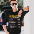 Informatico Tariffa Oraria Divertente Uomo Informatico Maglietta a maniche lunghe Regalos para él