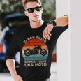 Io Non Russo Sogno Di Essere Una Moto Russare Divertente Maglietta a maniche lunghe Regalos para él