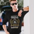 It's A Grell Thing You Wouldn't Understand Personalized Last Name Grell Family Crest Coat Of Arm Long Sleeve T-Shirt Gifts for Him