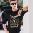 It's A Timmers Thing You Wouldn't Understand Personalized Last Name Timmers Family Crest Coat Of Arm Long Sleeve T-Shirt Gifts for Him