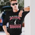 Je Ne Suis Pas Parfaite Mais Je Suis Biologiste T-shirt à manches longues Cadeaux pour lui