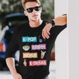 K-Pop Ramen Boba K-Drama Cute Anime Ramen Langarmshirts Geschenke für Ihn