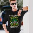 Keep Calm And Drink Like A Keep Calm And Letferraro Handle It Long Sleeve T-Shirt Gifts for Him