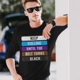Keep Rolling Bjj Jujitsu Brazilian Jiu-Jitsu Maglietta a maniche lunghe Regalos para él