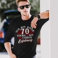 Keine 70 Jahre 18 Mit Experience Birthday Langarmshirts Geschenke für Ihn