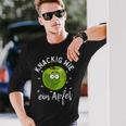 Knackig Wie Ein Apple Nutritionitamin Fruit Apple Saying Langarmshirts Geschenke für Ihn