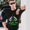 Laser Tag Legend Lasertag Player Indoor Game Sports Team Langarmshirts Geschenke für Ihn