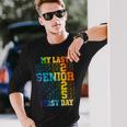 My Last First Day Class Of 2025 Senior First Day Of School Long Sleeve T-Shirt Gifts for Him My Last First Day Class Of 2025 Senior First Day Of School Long Sleeve T-Shirt Gifts for Him