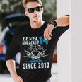 Level 14 Unlocked Compleanno 14 Anni Regalo 14 Anni Maschio Maglietta a maniche lunghe Regalos para él