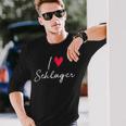 I Love Schlager Langarmshirts Geschenke für Ihn