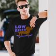 Low Rider Doxie Dachshund Dog Skateboarding Tank Top Long Sleeve T-Shirt Gifts for Him