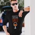 Magliette Divertenti Spritz Donna Frasi Simpatiche Alcol Maglietta a maniche lunghe Regalos para él