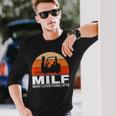 Man I Love Forklifts Langarmshirts Geschenke für Ihn