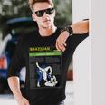 Manuale Jiu-Jitsu Brasiliano Jiujiteiro Bjj Maglietta a maniche lunghe Regalos para él