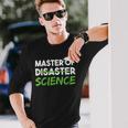 Master Of Science Uni Graduation Master Langarmshirts Geschenke für Ihn