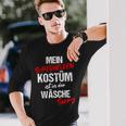 Mein Superhelden Kostüm Ist In Der Wäsche German Langu Langarmshirts Geschenke für Ihn