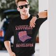 I Miei Genitori Hanno Detto Che Potrei Essere Uno Sviluppatore Di Software Anything Maglietta a maniche lunghe Regalos para él