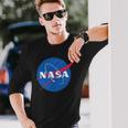 Nasa Circle Logo Uomo Maglietta a maniche lunghe Regalos para él