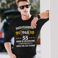Novembre 55 Novembre 1968 55 Anni Compleanno Uomo 1968 Maglietta a maniche lunghe Regalos para él