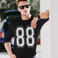 Numerata Con Numero 88 Regalo Di Compleanno Giocatore Sportivo Maglietta a maniche lunghe Regalos para él