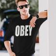 Obey Conformità I Comply Maglietta a maniche lunghe Regalos para él