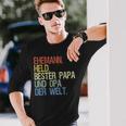 Opa Und Papa Bester Papa Und Opa Der Welt Langarmshirts Geschenke für Ihn