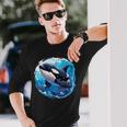 Orcas Orca Langarmshirts Geschenke für Ihn